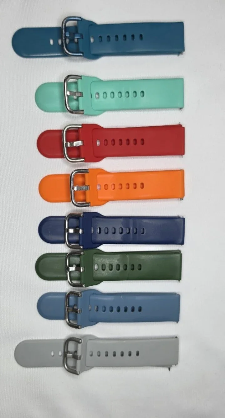 Galaxy Smartwatch Band 20mm- Red, Orange, Navy, Green, Blue, Teal, Gray,